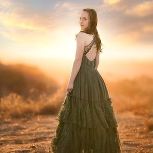 Joyfolie Catrin dress in castor gray, excellent condition